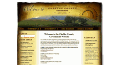 Desktop Screenshot of chaffeecounty.org