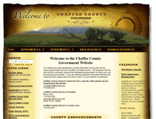 Tablet Screenshot of chaffeecounty.org